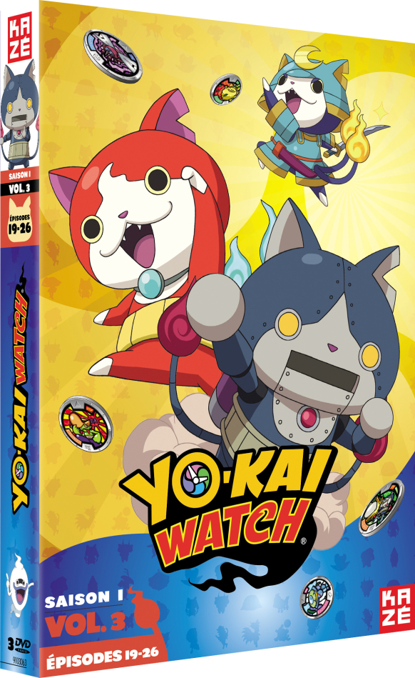 Yo-Kai Watch - Saison 1 - Vol. 3 3 DVDs