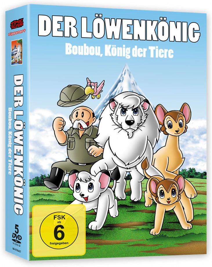 Der Löwenkönig - Boubou, König der Tiere (1966) Gesamtausgabe, 5 DVDs