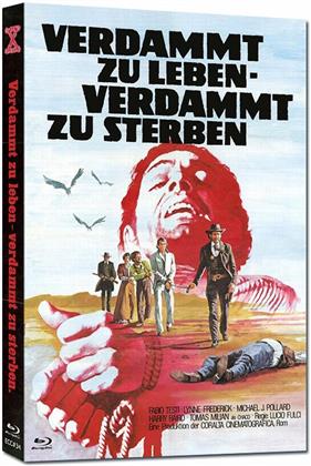 Verdammt zu leben - Verdammt zu sterben (1975) (Cover B, Eurocult Collection, Limited Edition, Mediabook, Uncut, Blu-ray + DVD)