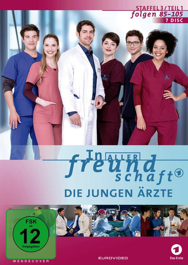 In aller Freundschaft - Die jungen Ärzte - Staffel 3 Teil 1 - Folgen 85-105 7 DVDs