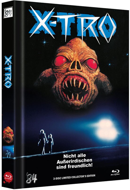 X-Tro (1982) Cover B, Collector's Edition, Limited Edition, Mediabook, Uncut, Blu-ray + DVD + CD