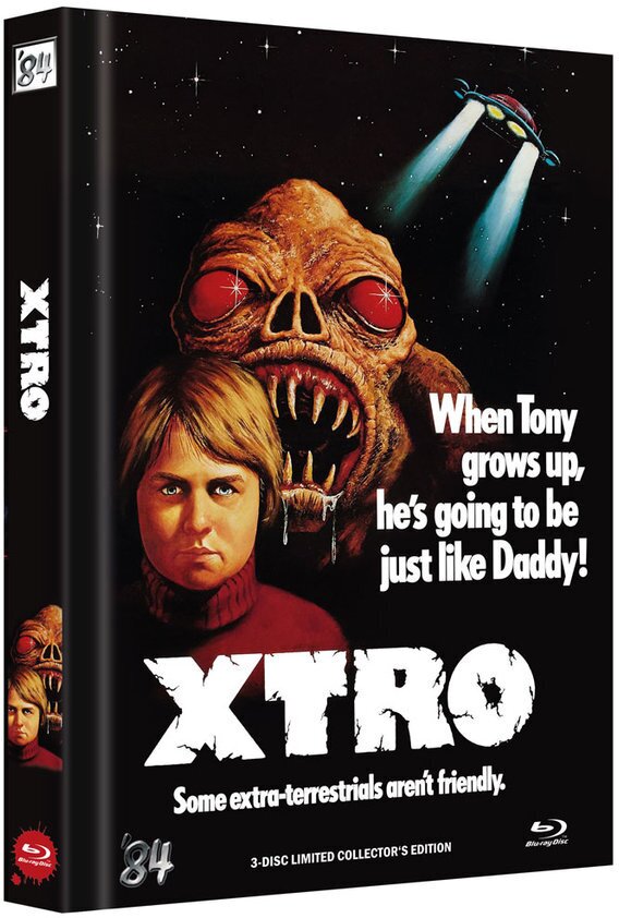 X-Tro (1982) Cover D, Collector's Edition, Limited Edition, Mediabook, Uncut, Blu-ray + DVD + CD