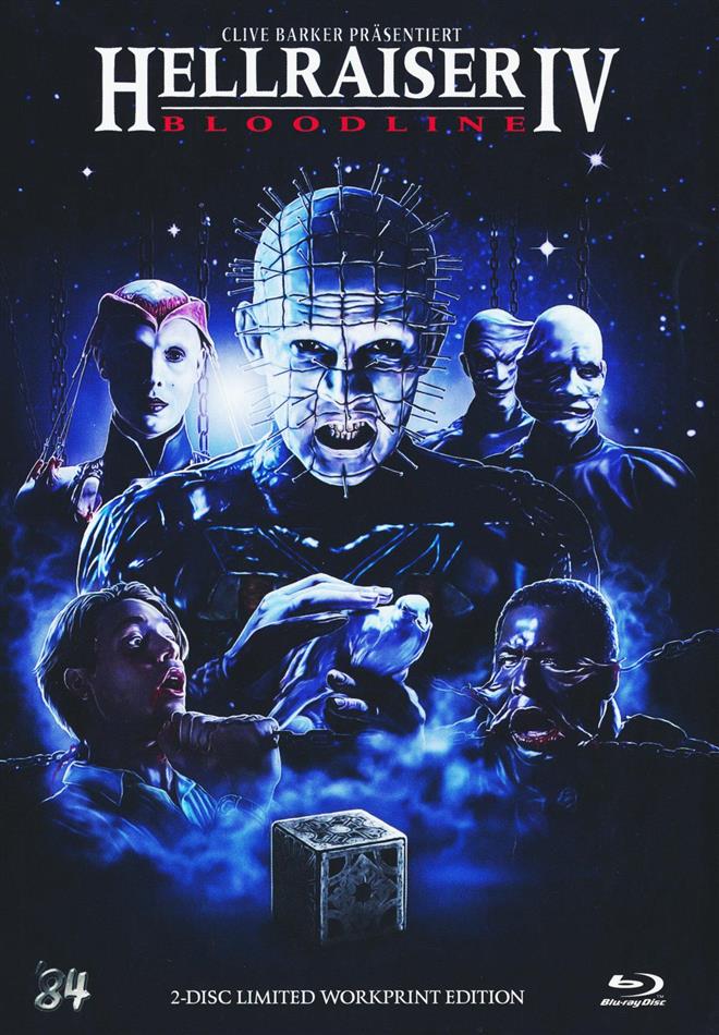 Hellraiser 4 - Bloodline (1996) Workprint Edition, Cover D, Limited Edition, Mediabook, Uncut, Blu-ray + DVD