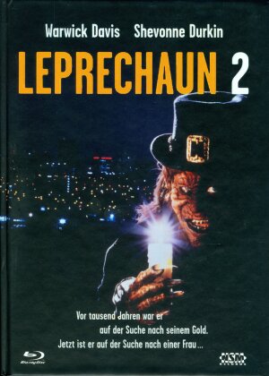 Leprechaun 2 (1994) (Cover B, Edizione Limitata, Mediabook, Uncut, Blu-ray + DVD)