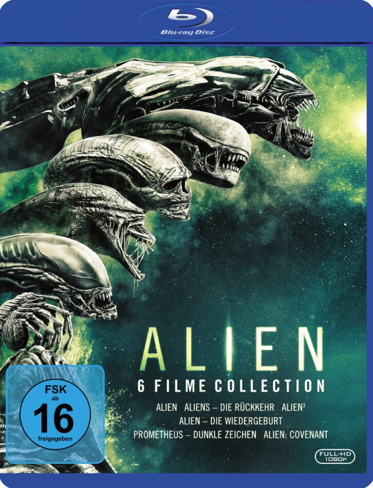 Alien - 6-Film Collection 6 Blu-rays