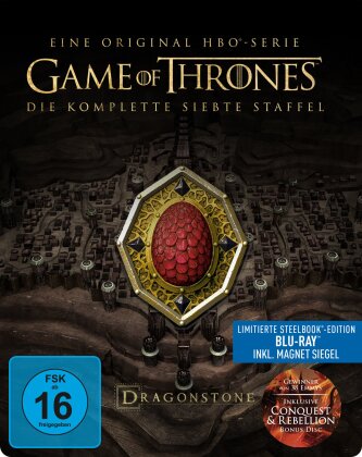 Game of Thrones - Staffel 7 (inkl. Magnet Siegel, Limited Edition, Steelbook, 4 Blu-rays)