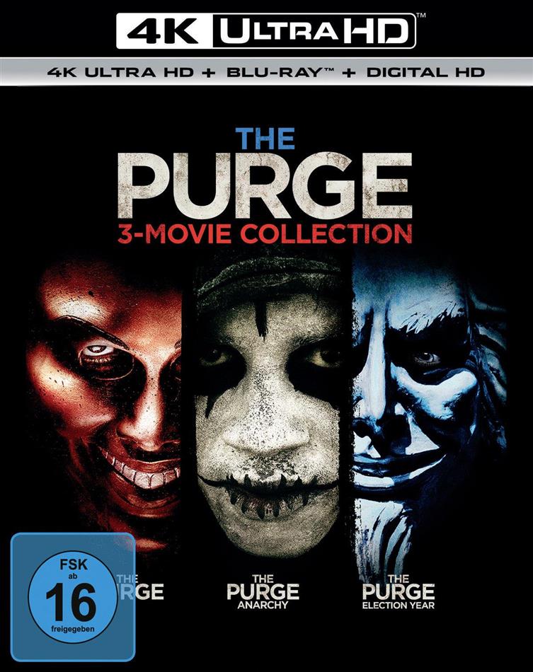 The Purge - 3-Movie Collection 3 4K Ultra HDs + 3 Blu-rays