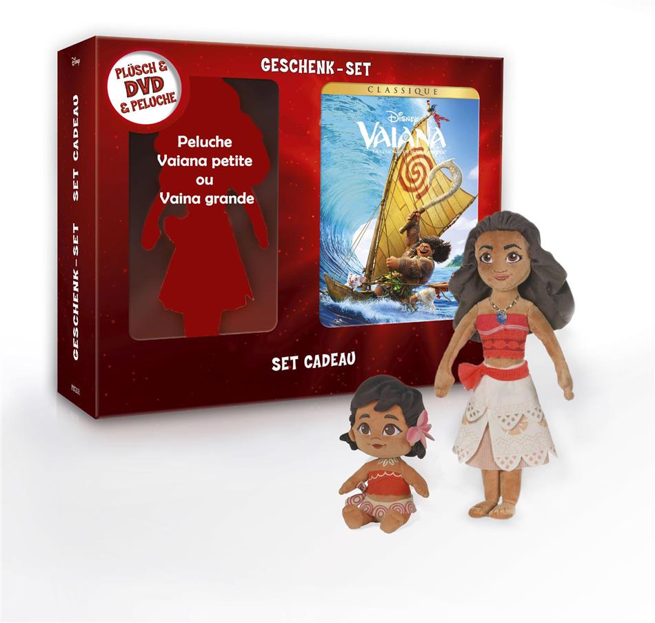 Vaiana - La légende du bout du monde (2016) + figurine en peluche, Édition Limitée
