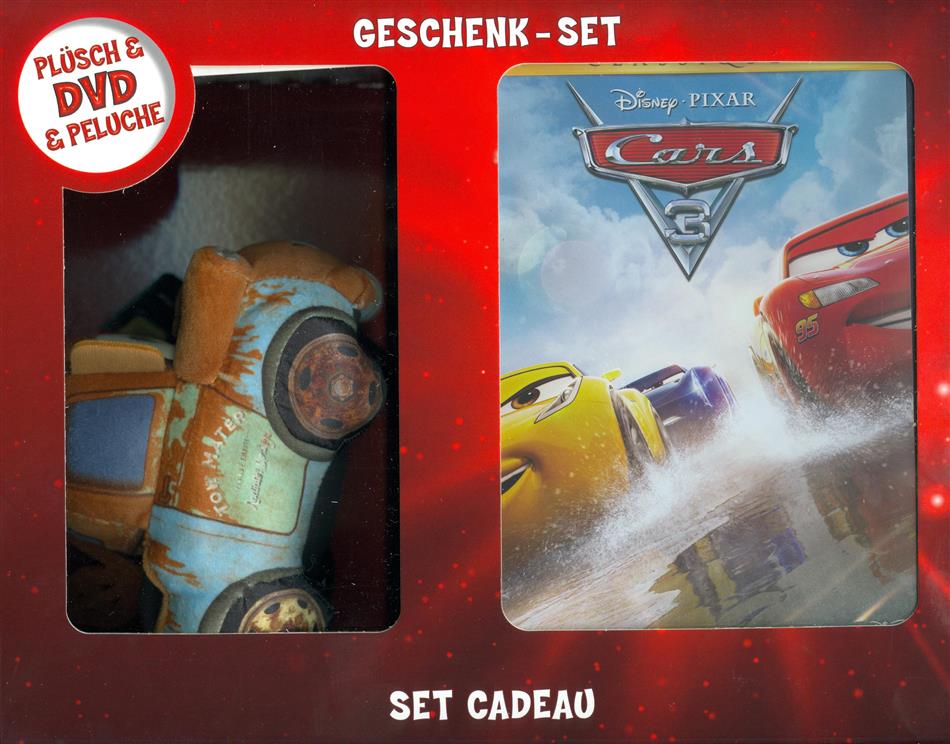Cars 3 - Set Cadeau (2017) + Peluche, Coffret, Édition Limitée