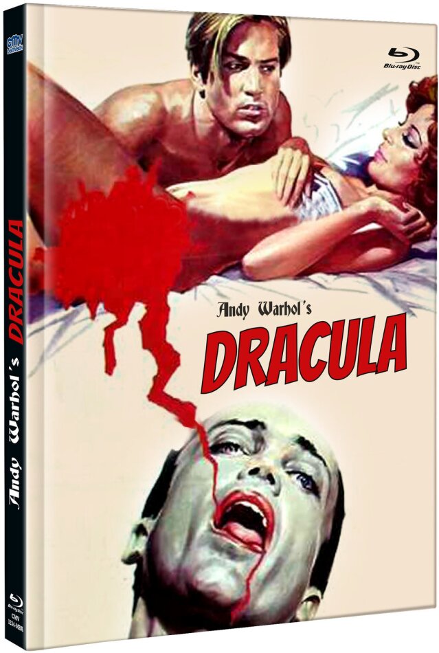 Andy Warhol's Dracula (1974) Cover C, Limited Edition, Mediabook, Uncut, Blu-ray + DVD