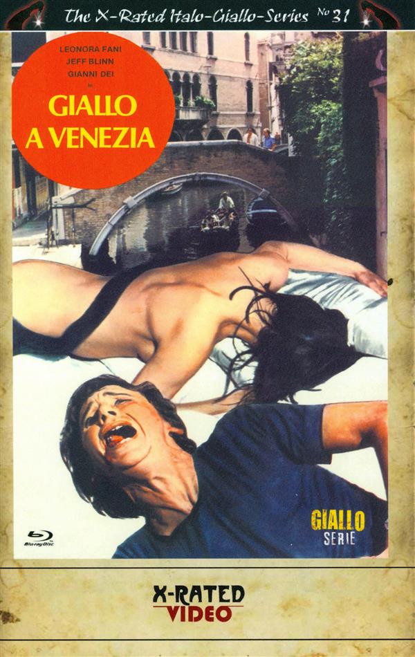Giallo a Venezia (1979) Grosse Hartbox, Cover B, The X-Rated Italo-Giallo-Series, Limited Edition, Uncut