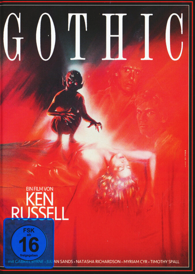 Gothic (1986) Cover B, Édition Collector, Édition Limitée, Mediabook, DVD + CD-ROM