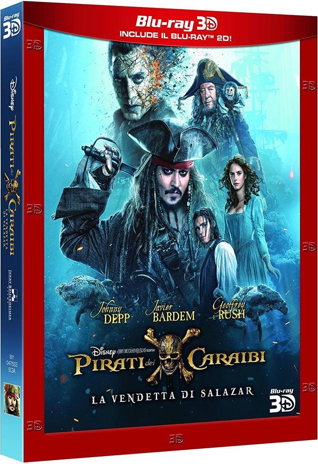 Pirati dei Caraibi 5 - La vendetta di Salazar (2017) Blu-ray 3D + Blu-ray
