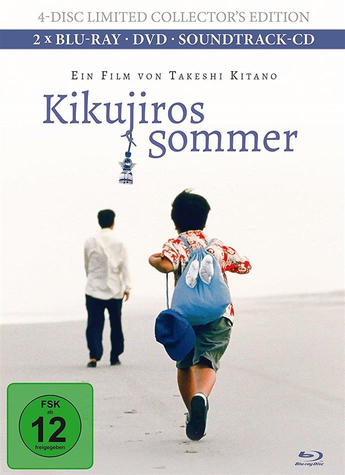 Kikujiros Sommer (1999) Collector's Edition, Limited Edition, Mediabook, 2 Blu-rays + DVD + CD