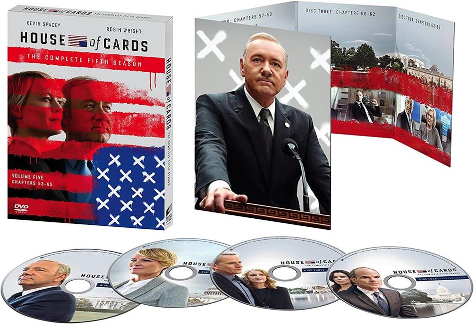 House Of Cards - Season 5 4 DVDs
