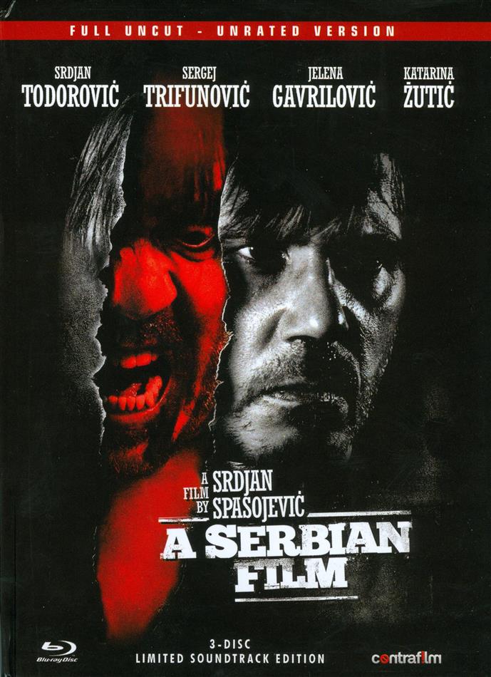A Serbian Film (2010) Limited Edition, Mediabook, Uncut, Unrated, Blu-ray + DVD + CD