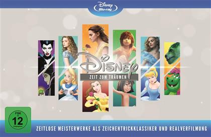 Disney - Zeit zum Tr&auml;umen - Zeitlose Meisterwerke als Zeichentrickklassiker und Realverfilmung (Limited Edition, 12 Blu-rays)