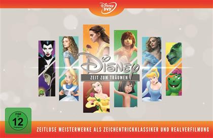 Disney - Zeit zum Träumen - Zeitlose Meisterwerke als Zeichentrickklassiker und Realverfilmung (Limited Edition, 12 DVDs)