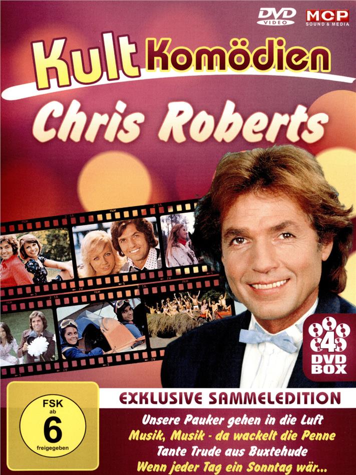 Kult-Komödien mit Chris Roberts 4 DVDs