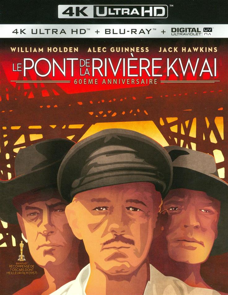 Le pont de la rivière Kwai (1957) 60th Anniversary Edition, 4K Ultra HD + Blu-ray