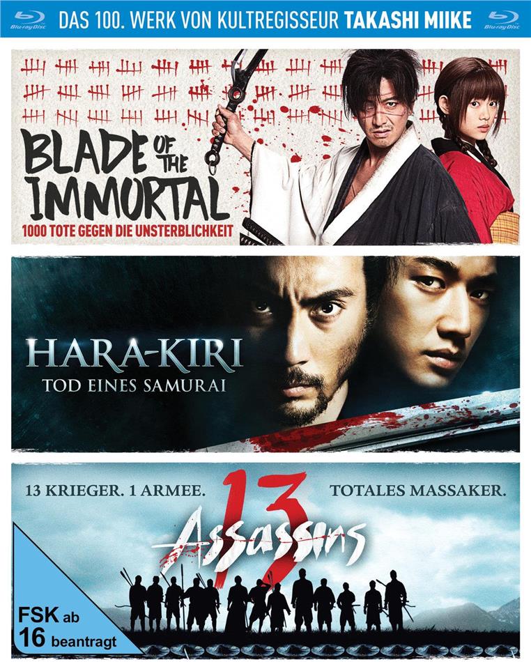 Takashi Miike Box - Blade of the Immortal / Hara-Kiri: Tod eines Samurai / 13 Assassins 3 Blu-rays
