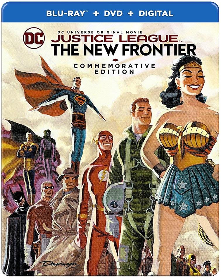 Justice League - The New Frontier (2008) Commemorative Edition, Steelbook, Blu-ray + DVD