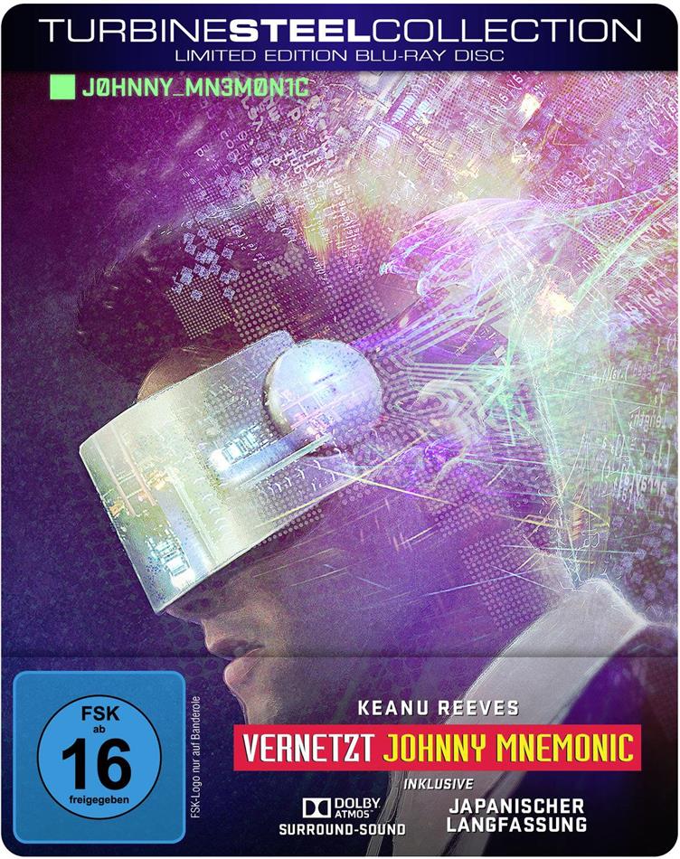 Johnny Mnemonic - Vernetzt (1995) Turbine Steel Collection, Limited Edition, Long Version, Steelbook