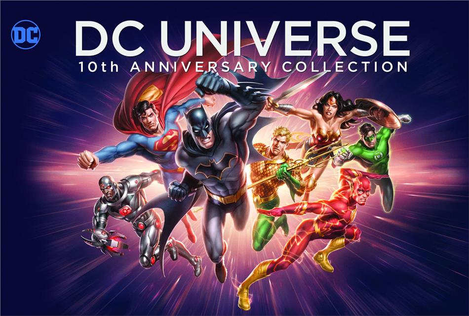 DC Universe 10th Anniversary Collection, 19 Blu-ray