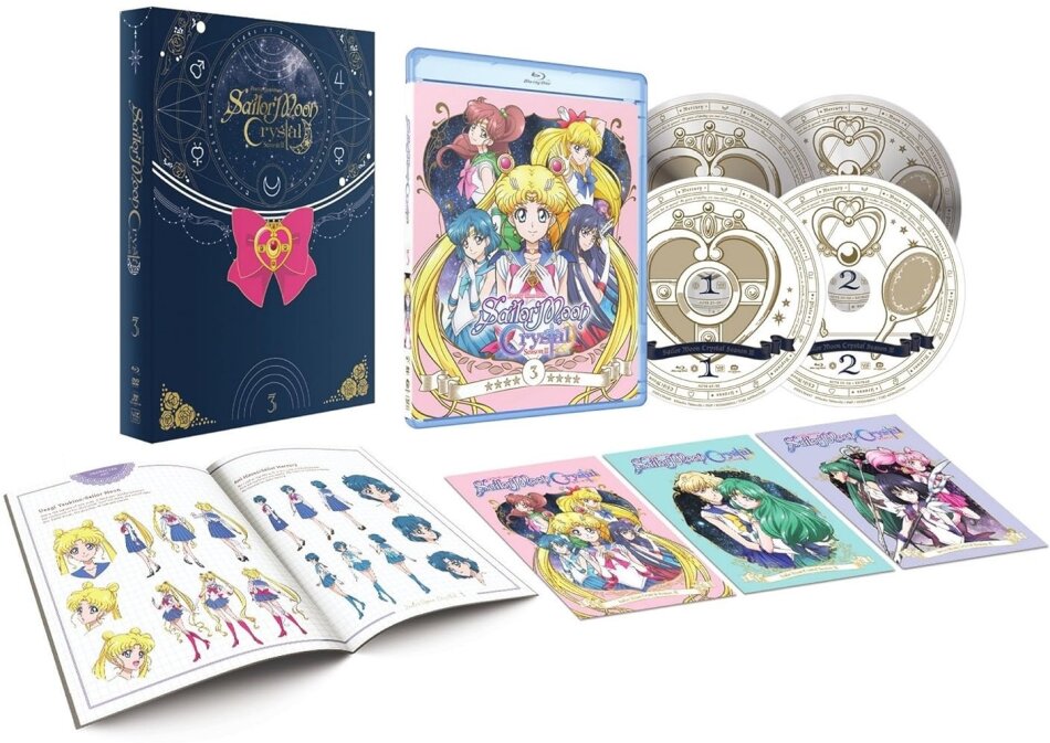 Sailor Moon Crystal - Season 3 Édition Limitée, 2 Blu-ray + 2 DVD