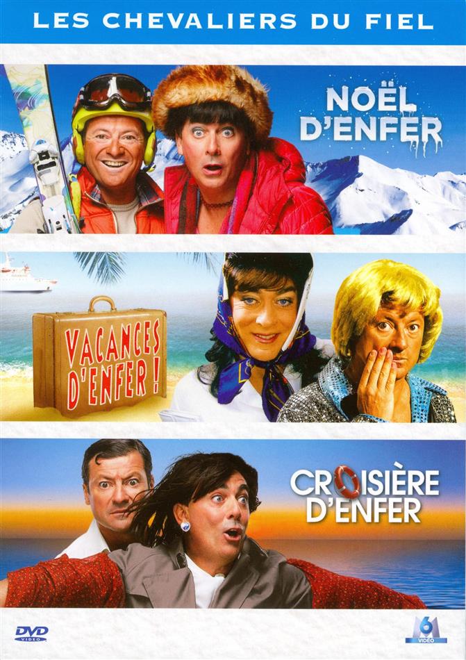 Les Chevaliers du fiel - Noël d'enfer / Vacances d'enfer! / Croisière d'enfer 3 DVD