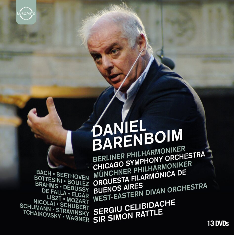 Daniel Barenboim - Box Set Vol. 2 Euro Arts, 13 DVDs