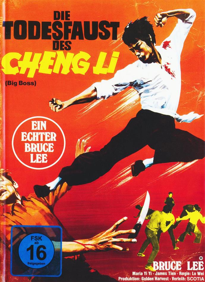Bruce Lee - Die Todesfaust des Cheng Li (Big Boss) (1971) Bruce Lee Collection, Limited Edition, Mediabook, Uncut, Blu-ray + DVD