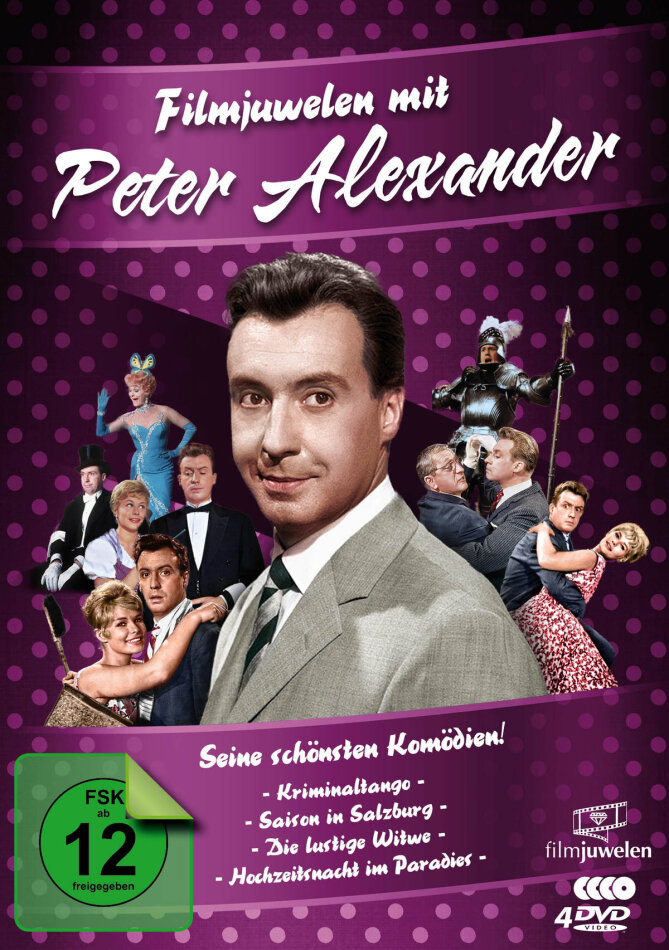 Peter Alexander - Seine schönsten Komödien! Filmjuwelen, 4 DVD