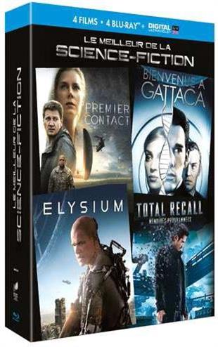 Le Meilleur de la Science-Fiction - Premier Contact / Bienvenue à Gattaca / Elysium / Total recall: mémoires programmes 4 Blu-rays