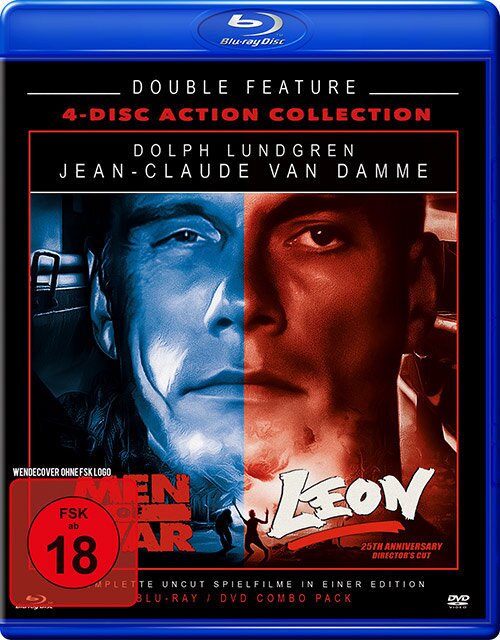 Men of War / Leon Uncut, 2 Blu-rays + 2 DVDs