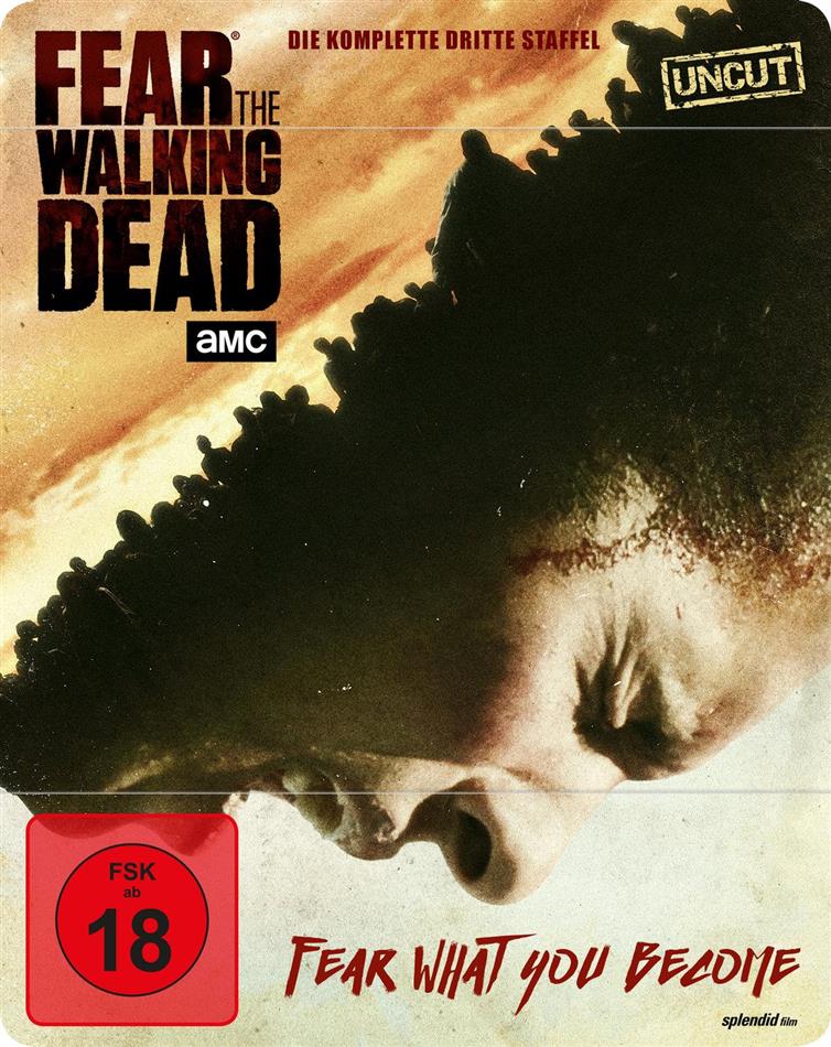 Fear the Walking Dead - Staffel 3 Limited Edition, Steelbook, Uncut, 4 Blu-rays