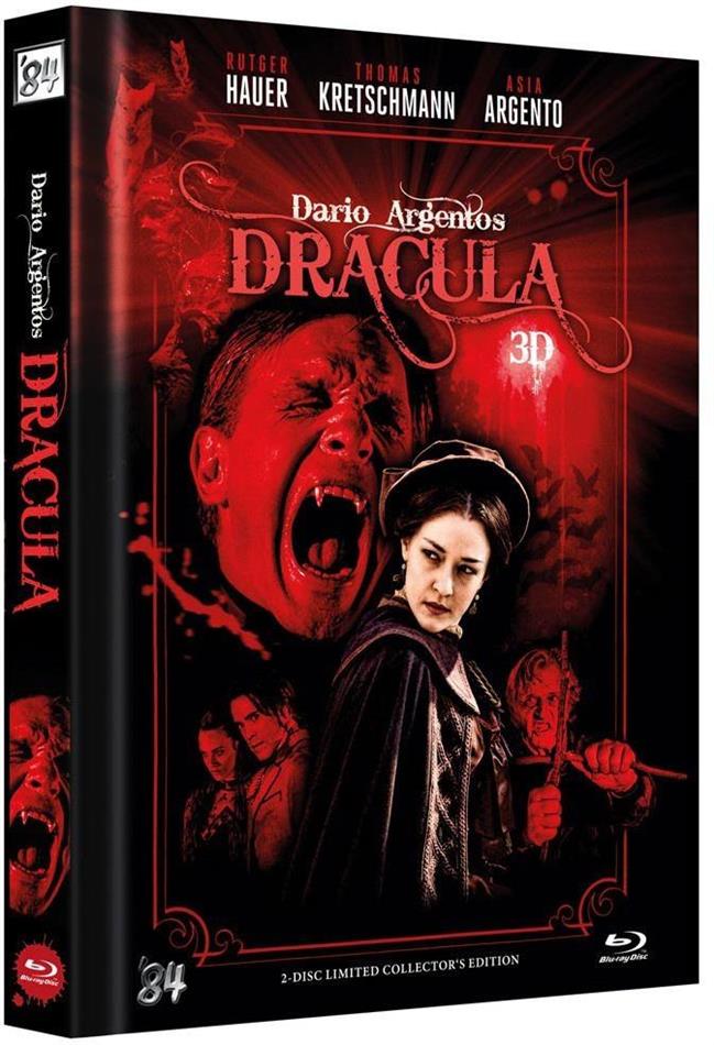 Dario Argentos Dracula (2012) Cover A, Collector's Edition, Limited Edition, Mediabook, Blu-ray 3D + DVD