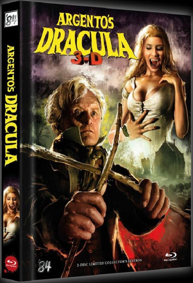 Argento's Dracula (2012) Cover C, Collector's Edition, Limited Edition, Mediabook, Uncut, Blu-ray 3D + DVD