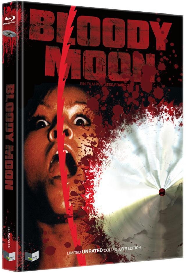 Bloody Moon (1981) Cover D, Collector's Edition, Edizione Limitata, Mediabook, Unrated