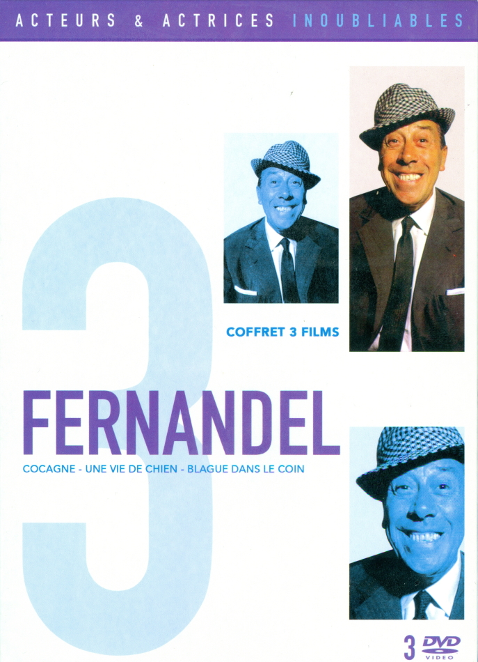 Fernandel - Cocagne / Blague dans le coin / Une vie de chien n/b, 3 DVD
