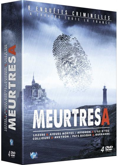 Meurtres à... - Lozère & Aigues-Mortes / Avignon & Ile d’Yeu / Collioure & Aveyron / Pays Basque & Guérande 4 DVD