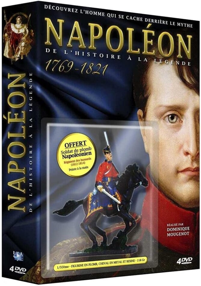 Napoléon - De l'histoire à la légende 1769-1821 (2015) avec Figurine, 4 DVD