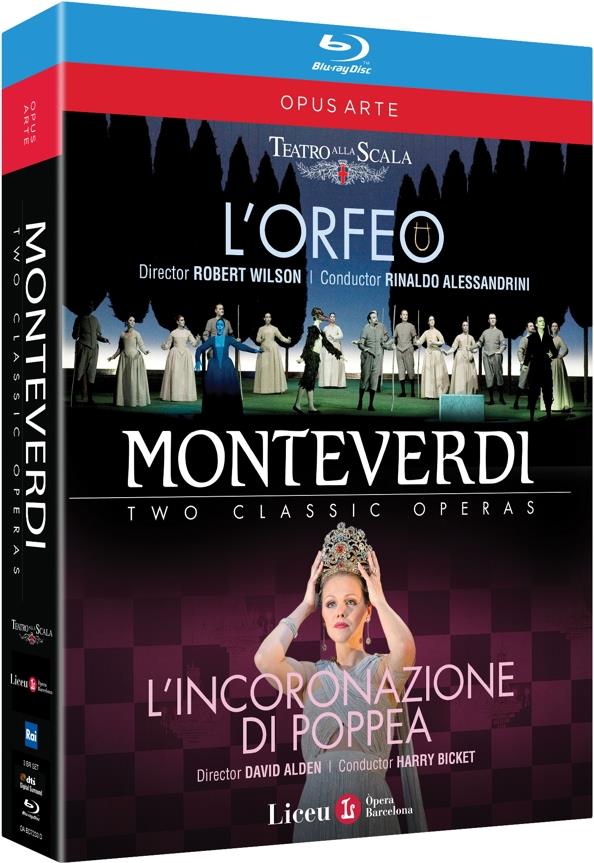 Various Artists - Monteverdi / 2 Classic Operas Opus Arte, 2 Blu-rays