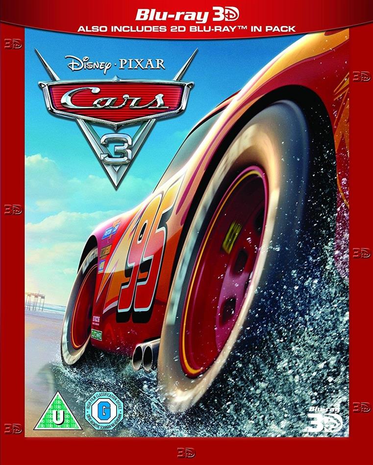 Cars 3 (2017) Blu-ray 3D + Blu-ray