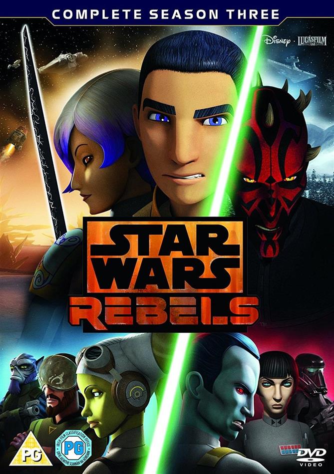 Star Wars Rebels - Season 3 4 DVDs
