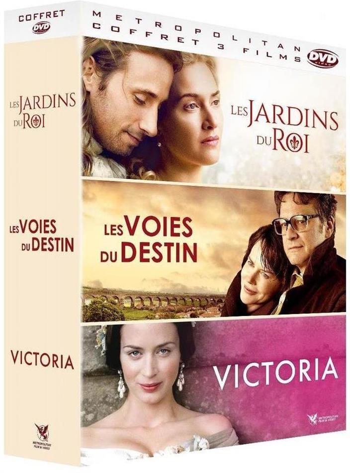 Les Jardins du Roi / Les Voies du destin / Victoria - Les jeunes années d'une reine 3 DVD