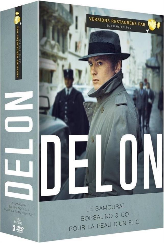 Delon - Le Samouraï / Borsalino & Co. / Pour la peau d'un flic Version Restaurée, 3 DVD