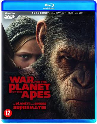 War for the Planet of the Apes - La Plan&egrave;te des Singes - Supr&eacute;matie (2017) (Blu-ray 3D + Blu-ray)