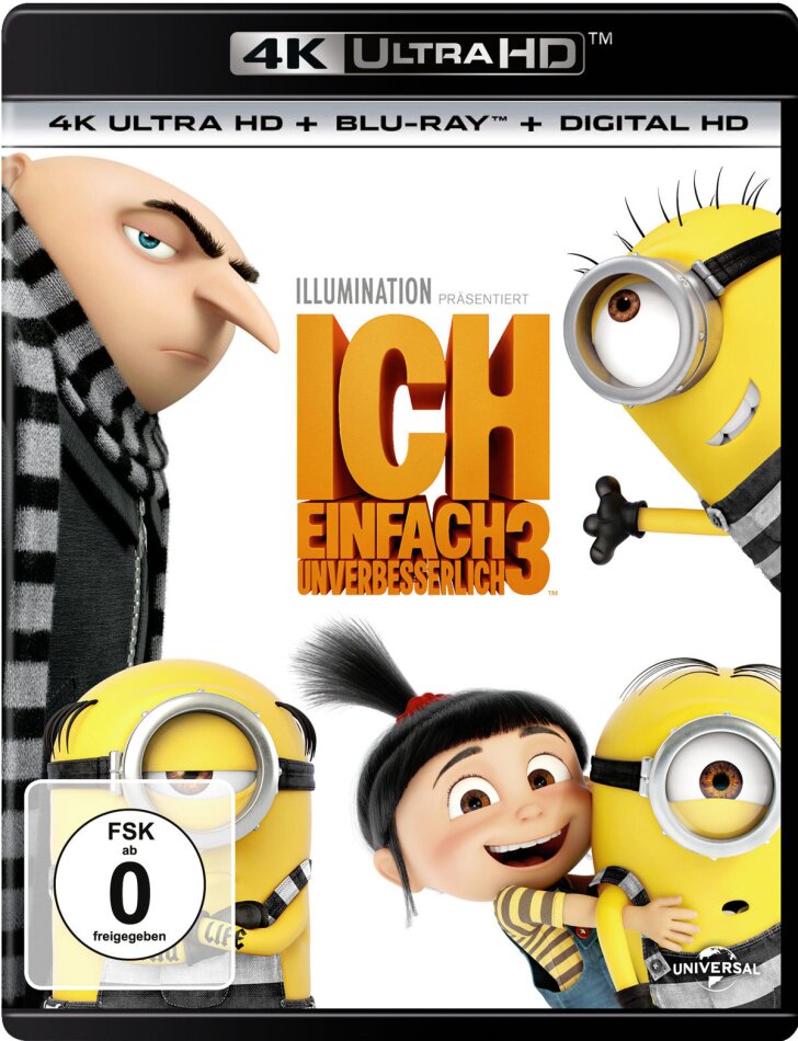 Ich - Einfach unverbesserlich 3 (2017) 4K Ultra HD + Blu-ray