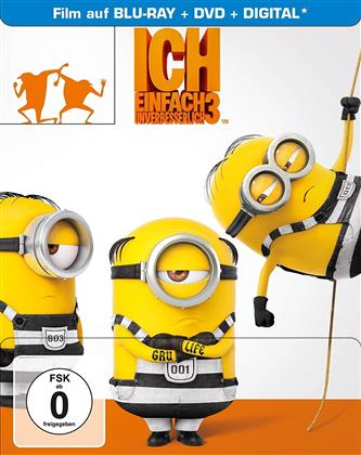 Ich - Einfach unverbesserlich 3 (2017) (Limited Edition, Steelbook, Blu-ray + DVD)